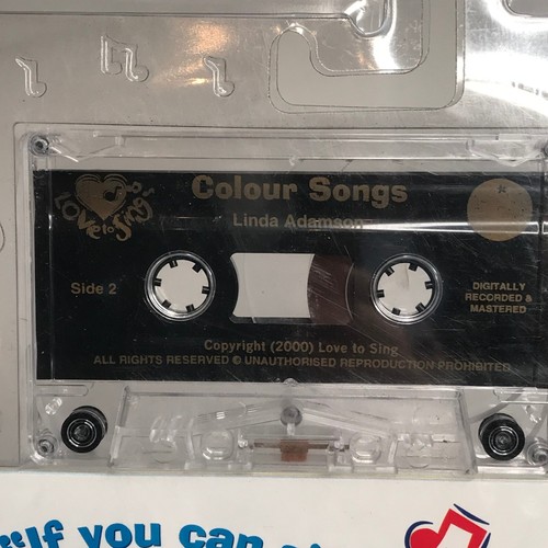 Love To Sing Colour Songs Book & Cassette Tape 2000 ( RARE ) - Picture 6 of 6