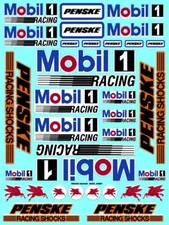 Clear Matte Finish Vinyl-R/C Model Decal Sheet-1/6th-1/4 Scale Die-Cut-traxxasfg