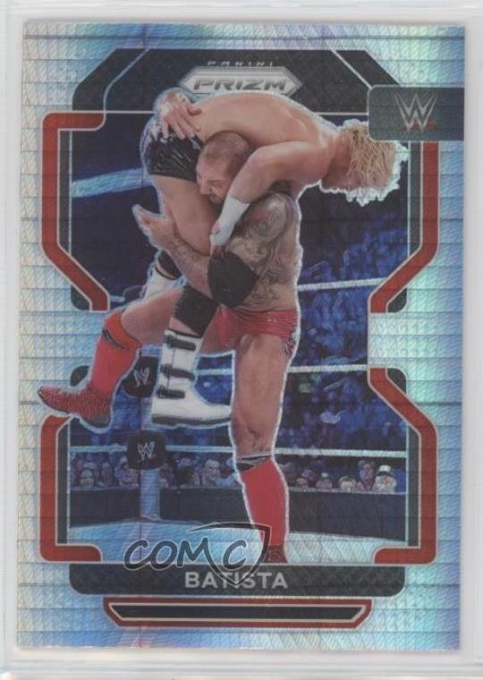 2022 Panini Prizm WWE Hyper Prizm Batista #196 13wb