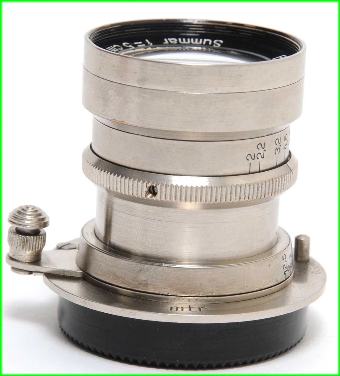 Leica 2/5cm Summar Rigid nickel boxed RARE Leitz lens ca Leica 2/5cm Summar Rigid nickel boxed RARE Leitz lens ca