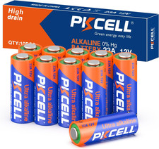 PKECLL 23A 12 Volt Battery 10-Pack, Alkaline ...