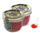 Tsars Salmon Red Caviar  200 g 7 oz  2 Jars  Premium Wild Pacific Salmon