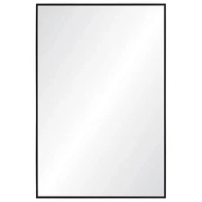 Renwil MT1851 Reynolds Decorative Mirror, Black Frame - 35.5" x 23.5" x .5", NIB