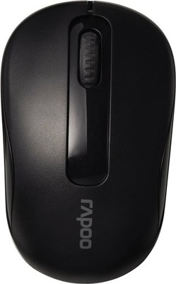 Rapoo Kabellose optische Maus M10 Plus USB Wireless-Adapter Scrollrad Schwarz