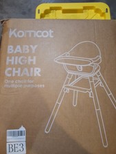 Baby High Chair, 6 in 1 Wooden Convertible High Chairs for Babies and Toddler...