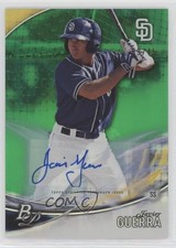 2016 Bowman Platinum Top Prospects Green 89/75 Javy Guerra Javier Auto 0m8