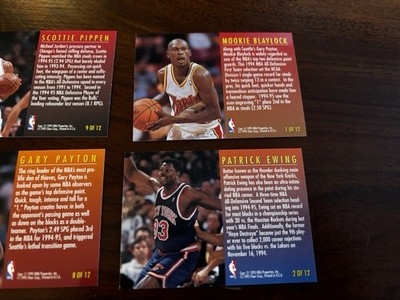 1995-96 Fleer Total D 1,4,8,9,10,11,12 | eBay