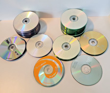 Lot of 129 DVD  CD Blank Media Discs: 58 DVD-R, 68 CD-R,  3 CD-RW