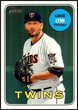 2018 Topps Heritage High Number #682 Lance Lynn Minnesota  ID:68284