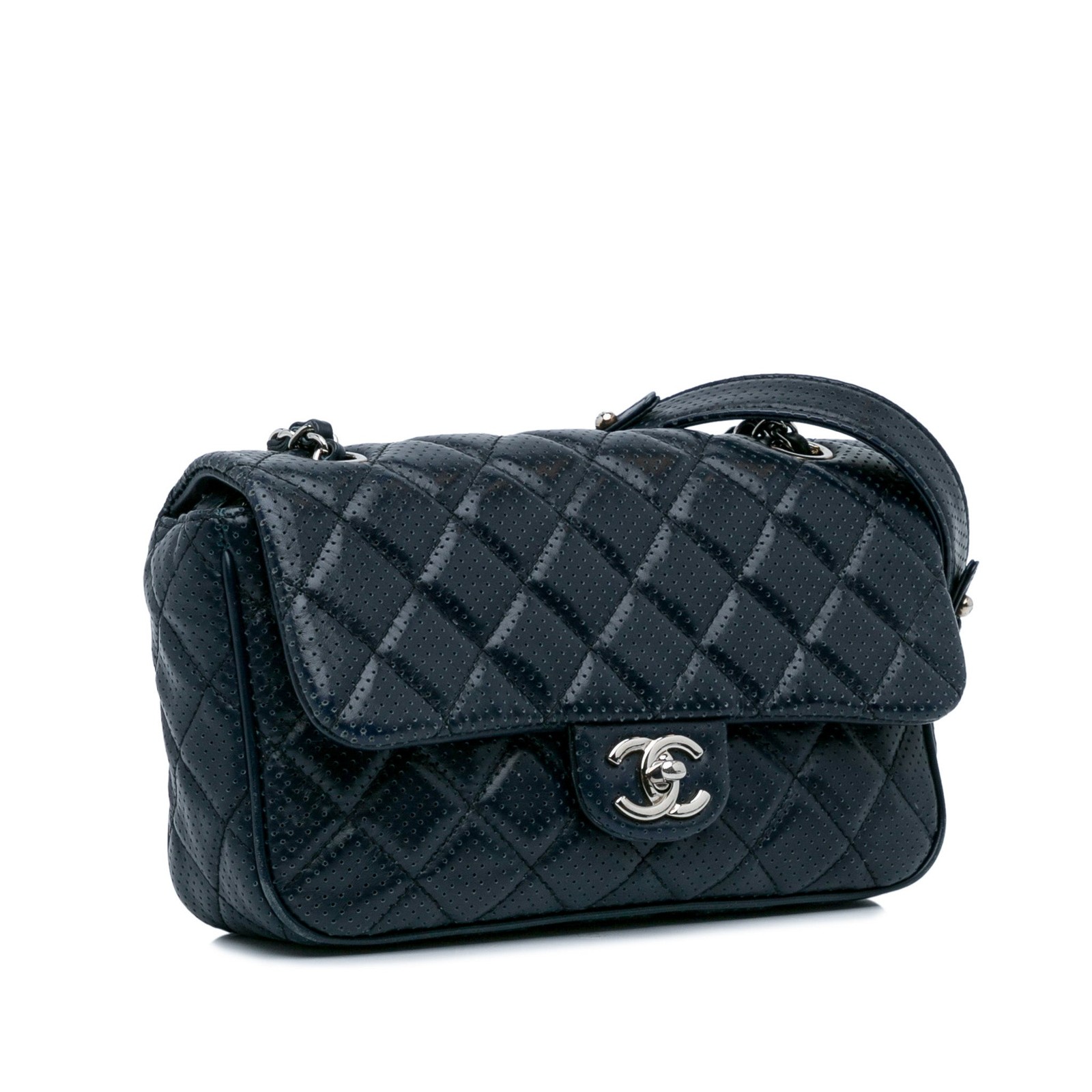 Chanel Perforated Classic Mini Rectangular Flap W… - image 2