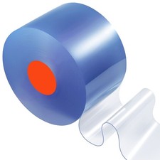 Clear Plastic Door Strips 150ft x 8in   Freezer  Cooler Curtain for Pet Houses