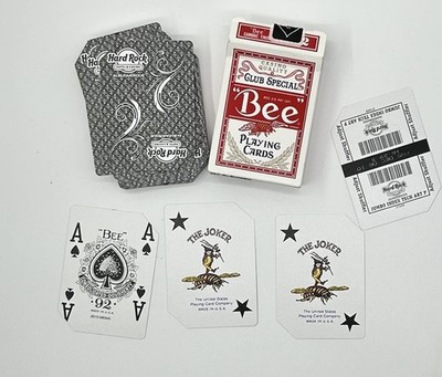 Hard Rock Albuquerque Playing cards Used Bee