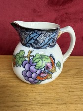 Losol Ware ARMADO Antique Table Jug Pitcher Keeling & Co Butterfly Grapes