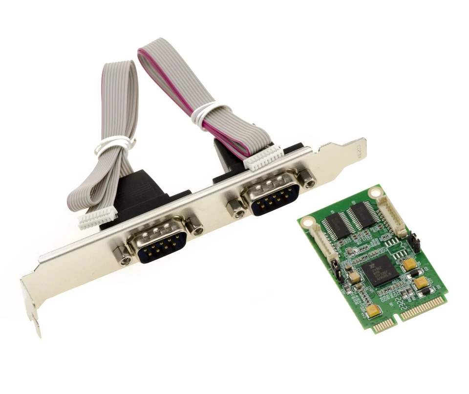 MiniPCIe Card - COM RS232 - 2 Ports - Mini PCI Express - Chipset EXAR XR17V352 - Image 3 of 3