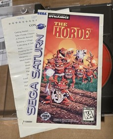 The Horde Sega Saturn CIB Complete  TESTED Mint Case