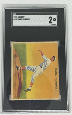 1933 Goudey #230 Carl Hubbell HOF PIT SGC 2 GOOD