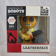 HANDMADE BY ROBOTS Collectible 5" Vinyl Figure Knit TEXAS CHAINSAW Leatherface