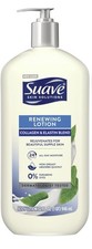 Suave Body Lotion , Renewing Lotion , Paraben-Free Dry Skin Lotion, 32 Oz Ea
