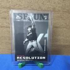 2023 Topps Black & White RR17 Griffin Conine Miami Marlins Baseball Card
