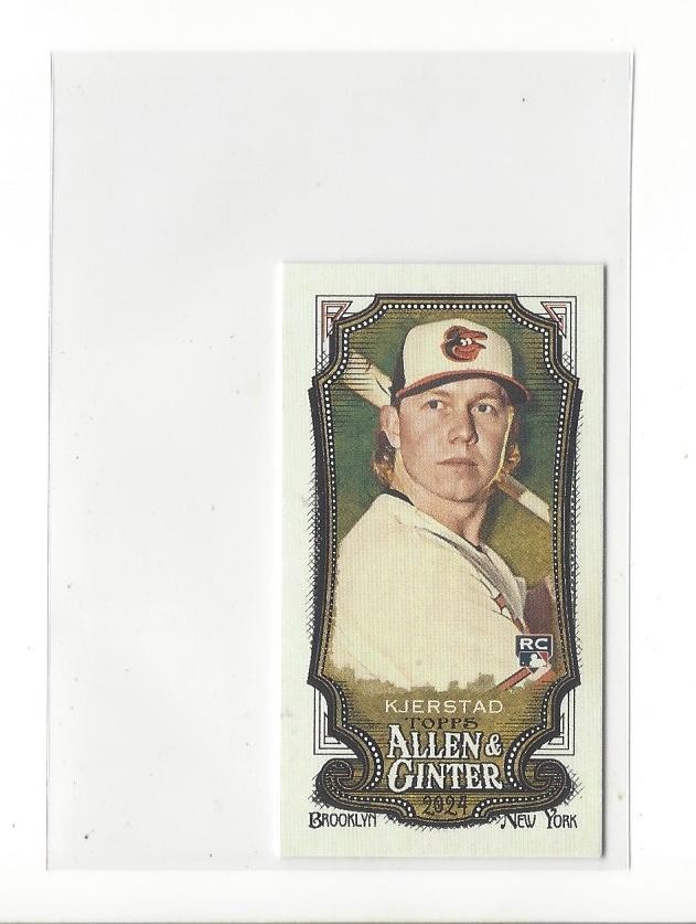 2024 Topps Allen and Ginter Mini #49 Heston Kjerstad RC Rookie Orioles
