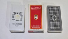 Carte Primiera Bolognese Plastificate originali Dal Negro introvabili Triplex