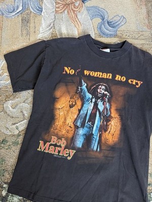 90 s Bob Marley No Woman No Cry Raggae Rap Tee Large Single Stitch T Shirt
