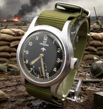 Lemania ‘Dirty Dozen’ Rare Crown Logo Dial W.W.W. British Military Wristwatch