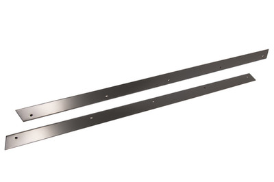 Kentrol 50414 Black Powdercoat Stainless Steel Rocker Guards for 76-86 Jeep CJ7