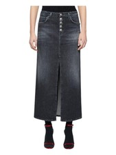 Dondup Donna Gonna lunga nero Taglia 25