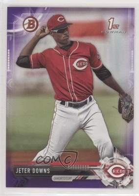 2017 Bowman Draft Purple 14/250 Jeter Downs #BD-6 4f5