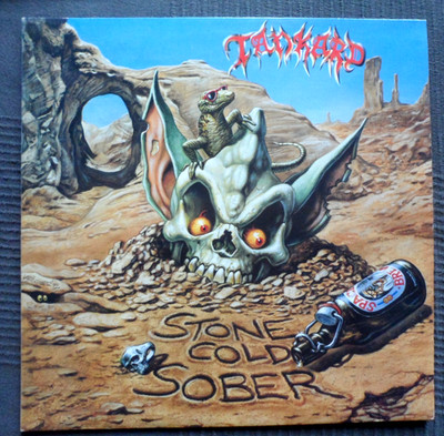 Tankard Stone Cold Sober LP 1992 First Press Noise Records