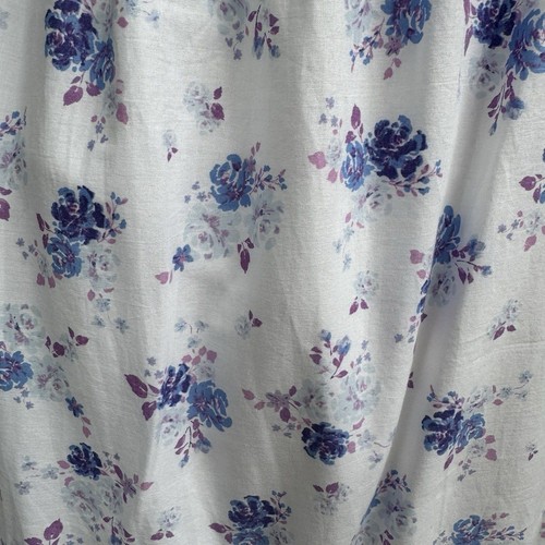 LoveShackFancy Maxi Dress Size S White Floral Cotton Tiered Skirt Ruched Waist - Picture 3 of 10