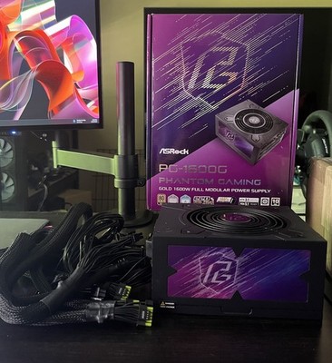 ASRock PG-1600G Phantom Gaming Gold 1600W Full Modular Power Supply READ DESC 