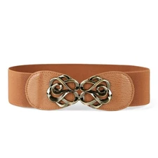 Women Stretchy Belts for Dresses Wide Elastic Waist Belts