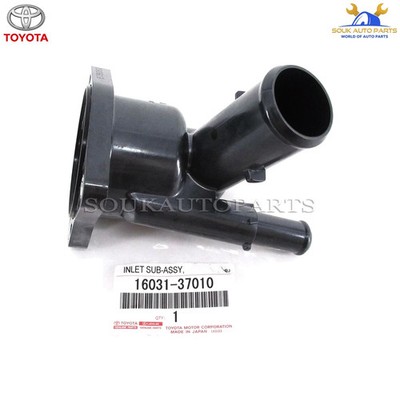 Genuine OEM Toyota 16031-37010 Wasser-Einlass Unterbaugruppe Mit Thermostat