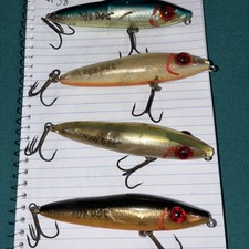 Mirrolure Top Dog  4.5” Topwater Walking Lures Set Of 4