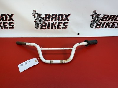 1999 Honda XR70R XR70 XR 70 OEM Handlebars Handle Bars Shasta White