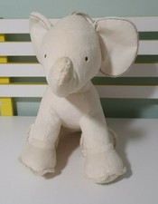 OLLIE'S PLACE ELEPHANT PLUSH TOY STUFFED ANIMAL BIEGE 42CM LONG 32CM TALL