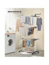 Clothes Drying Rack Stand 4-Tier, Foldable Laundry Drying Rack 67.7-Inch Tall