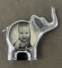 Mud Pie Silver Elephant Baby Picture Frame