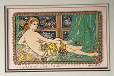 James RIZZI: original 3D "LA GRANDE ODALISQUE", autographed, X-MAS special