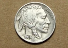 1937   S          Buffalo Head Nickel   ACTUAL  COIN                 90418206-06