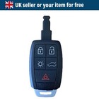 Remote Key Fob Case For Volvo C30 S40 S60 S80 XC 60 70 90 5 buttons + blade