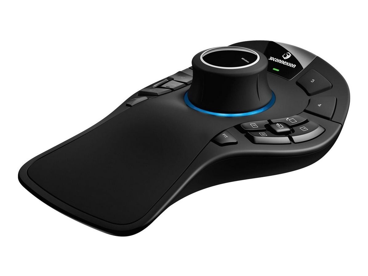 3Dconnexion Spacemouse Pro Wireless Maus Kabelgebunden / Kabellos (Bluetooth / Funk) Schwarz 3Dx-700119 - Bild 3