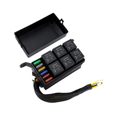 Generic 12V Relay Box 6 Way Relay Fuse Box Waterproof Repair Maintenance