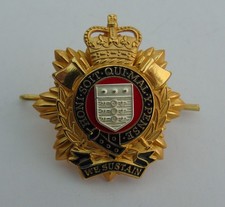 Royal Logistic Corps Officers Cap Badge - RLC - British Army