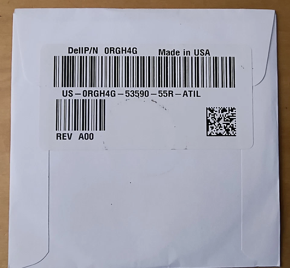 Dell Windows 8.1 Recovery Media 64 Bit DVD Sealed - 0RGH4G - OEM / Genuine - Image 2 of 2