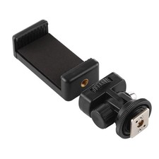 Smartphone Tripod Mount With Camera Hot Shoe Mount 360 Rotation 180 Flip