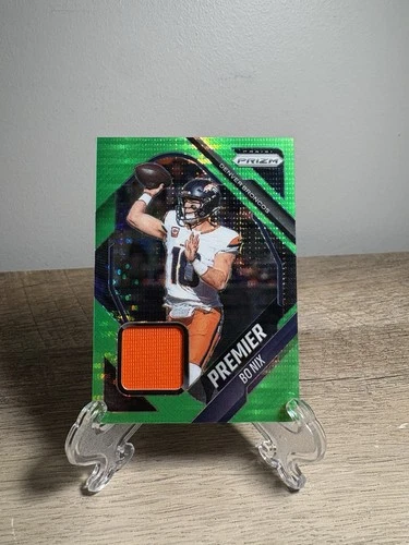 2025 Prizm Neon Green Pulsar Premier Jerseys Bo Nix-#PJY-BNX