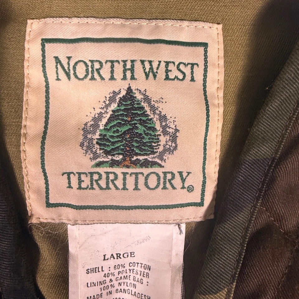 Northwest Territory Camo Vest Mens L Hunting Fishing Utility Outdoor - Image 3 of 4